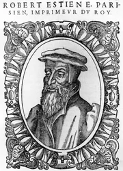 Retrato de Robert Estienne